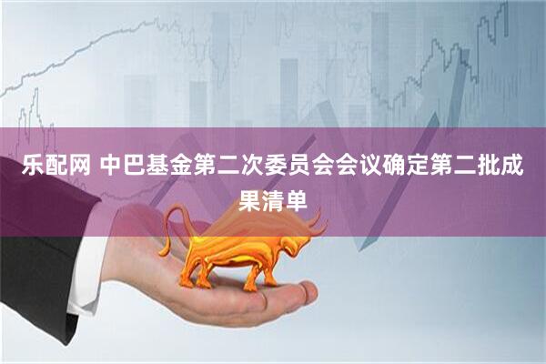 乐配网 中巴基金第二次委员会会议确定第二批成果清单