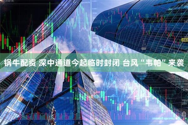 锅牛配资 深中通道今起临时封闭 台风“韦帕”来袭